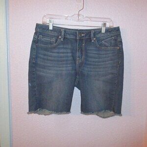 Vigoss The Jagger Bermuda Jean Shorts Size 31 Denim Jorts 6 Pockets Dark Mid